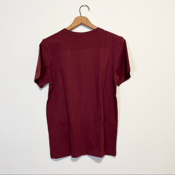 NWT Rosa Parks Nah Wine Colored Short Sleeve T Shirt Womens Size Medium - Picture 5 of 8
